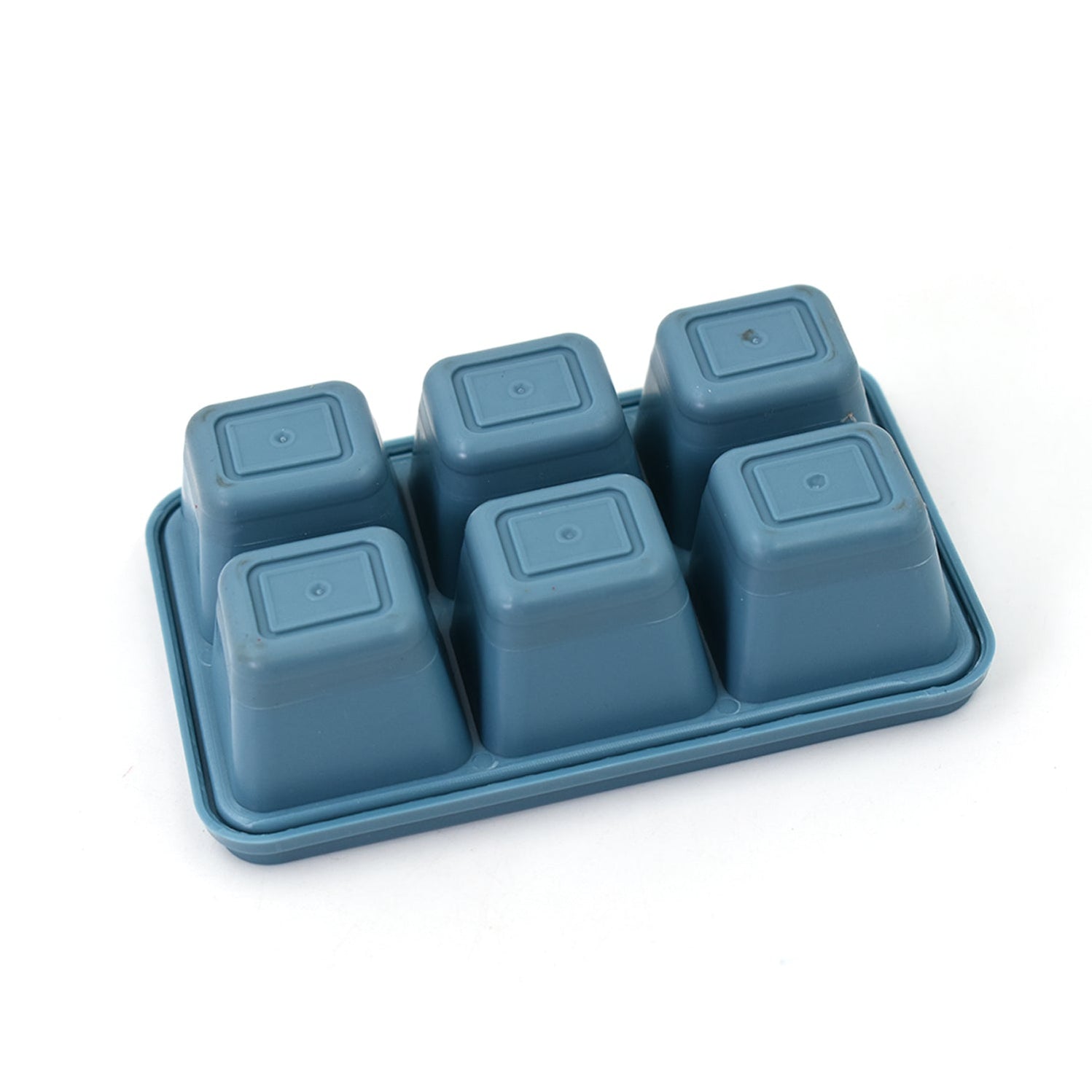 6 Cavity Silicone Ice Cube Rectangular Tray Mould - Image 3