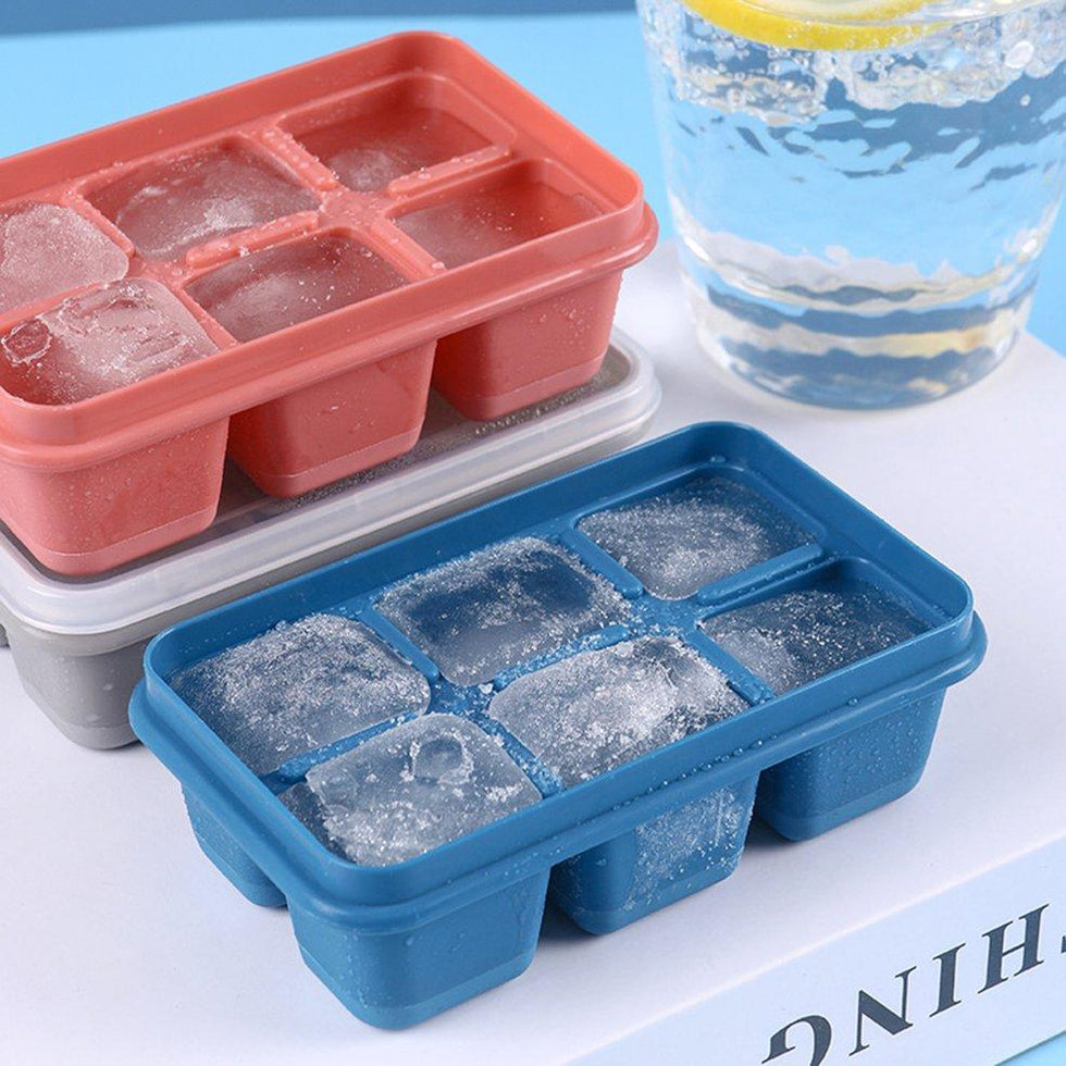 6 Cavity Silicone Ice Cube Rectangular Tray Mould - Image 11