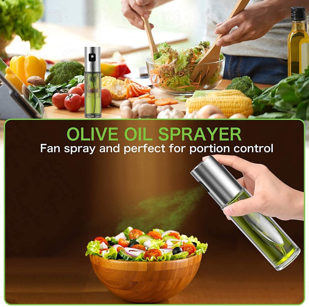 Glass Oil Spray Bottle Dispenser Kitchenware - Image 3